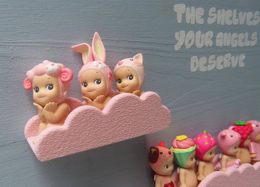 Medium Cloud Shelf - 3 Angels